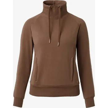 Jezdecká mikina HORZE Remy Organic Cotton dámská mikina hnědá Velikost: 34