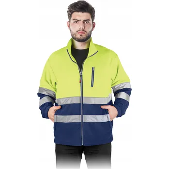 Pánské oblečení Mikina fleecová žlutá Reis POLSTRIP YG vel. 3XL