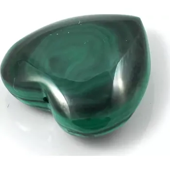 Drahý kámen Srdce z malachitu