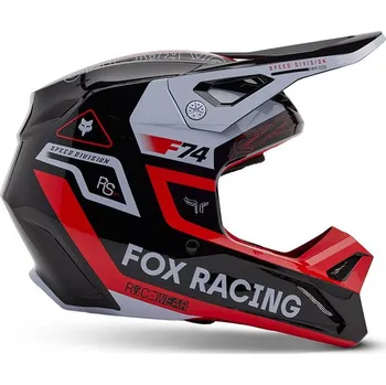 Cyklistická přilba Integrální přilba - FOX V1 Race Spec 2025 - Fluo Red S