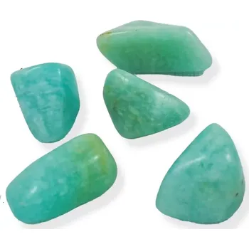 Drahý kámen Amazonit extra tromlovaný - sada č. 7