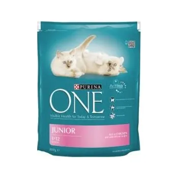 Krmivo pro kočku Purina ONE granule junior 800g kuřecí s celozrnnými obilovinami