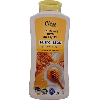 Koupelová pěna Cien Krémová pěna do koupele Mléko a med 1,5 L neutrální pH