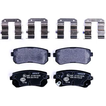 Brzdová destička Sada brzdových destiček, kotoučová brzda HELLA 8DB 355 016-221