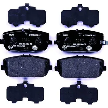 Brzdová destička Sada brzdových destiček, kotoučová brzda HELLA 8DB 355 006-781