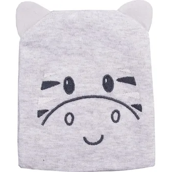 Kojenecká čepice Eevi Dětská čepice BABY LOVE šedá - 56