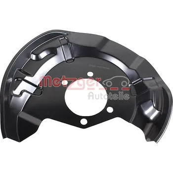 Brzdový kotouč Ochranný plech proti rozstřikování, brzdový kotouč METZGER 6115574