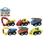 Teddies 00311411 stavební stroje 6 ks