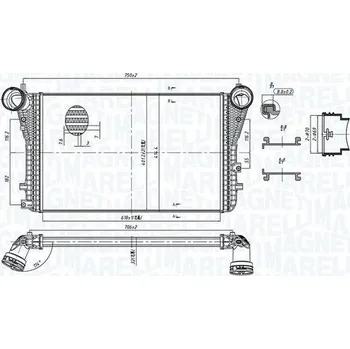 Chladič motoru Chladič turba MAGNETI MARELLI 351319204040