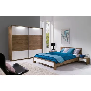 Ložnicová sestava Maridex Moderní ložnice Latika Zvolte barevné provedení: dub riviera, bílá lesk