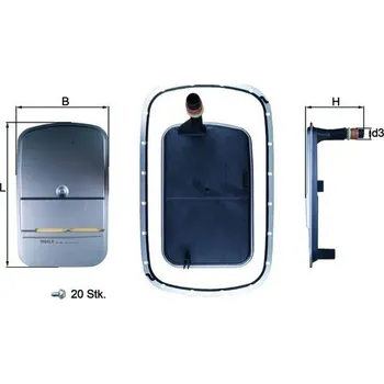 Hydraulický filtr Hydraulický filtr, automatická převodovka KNECHT HX 159KIT