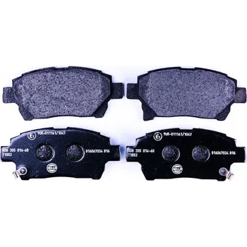 Brzdová destička Sada brzdových destiček, kotoučová brzda HELLA 8DB 355 014-601