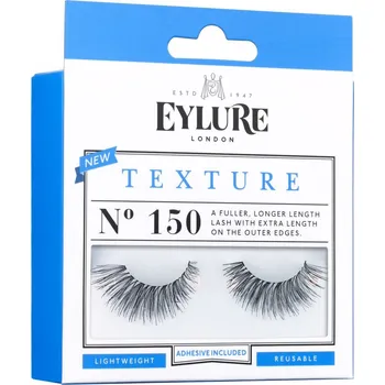 Umělé řasy Eylure TEXTURE řasy s lepidlem pro plný objem č. 150