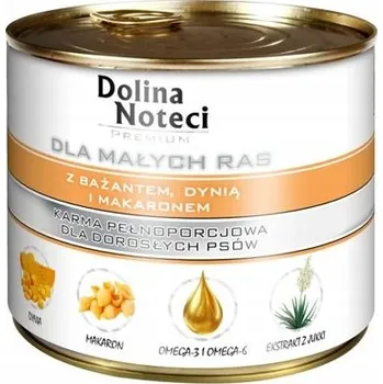 Krmivo pro psa Dolina Noteci Premium Vlhké krmivo pro psy malých plemen – bažant 12 x 185 g