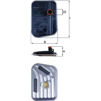 Hydraulický filtr Hydraulický filtr, automatická převodovka KNECHT HX 273