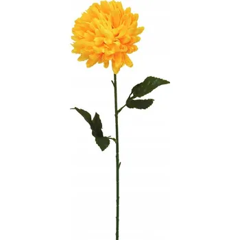 umělá květina Umělá Chryzantéma Žlutá Dekorativní Květina Jednotlivá 70 cm