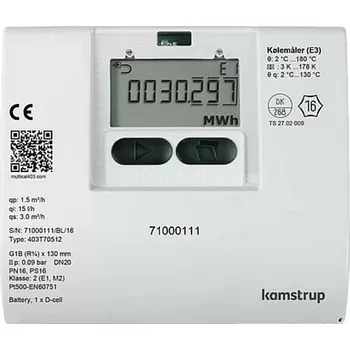 Kamstrup Multical 403 - qp 15,0 270 mm DN50 - měřič tepla NT