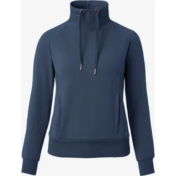 Jezdecká mikina HORZE Remy Organic Cotton dámská mikina modrá Velikost: 34