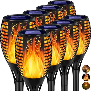 Venkovní osvětlení Solární lampa zapichovací SuperLED černá 50 cm 8 ks