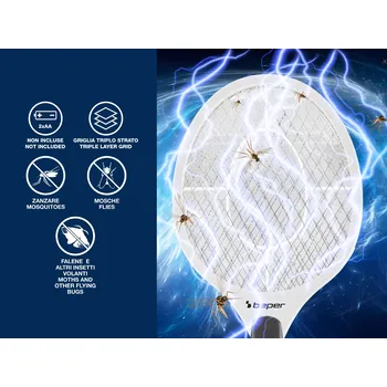 Elektrický lapač Beper P206ZAN200 elektrická plácačka na hmyz