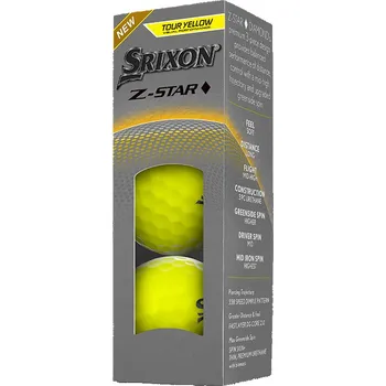 Golf Srixon ball Z-STAR Diamond Yellow 25 žlutý 3-vrstvé 3ks