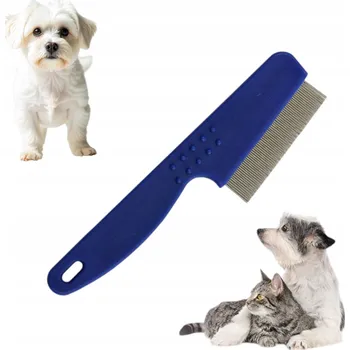 Péče o srst a drápky Hřeben na vyčesávání a odstraňování blech, vší a klíšťat PRO PSA KOČKU