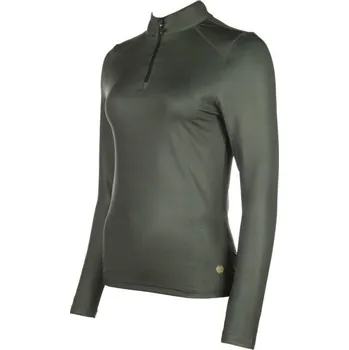 Dámské tričko HKM Triko funkční Summer Milano II HKM, dámské, grey/green XL