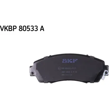 Brzdová destička Sada brzdových destiček, kotoučová brzda SKF VKBP 80533 A