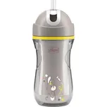 Chicco Hrnek Sport se slámkou grey, 14m+