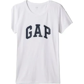 Dámské tričko GAP CLASSIC XXL Bílá, Tmavě modrá