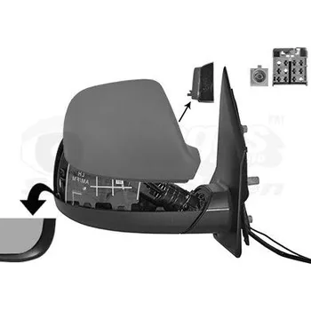 Auto zrcátko Vnější zpětné zrcátko VAN WEZEL 5791828