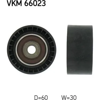 Vratná/vodicí kladka, klínový žebrový řemen SKF VKM 66023