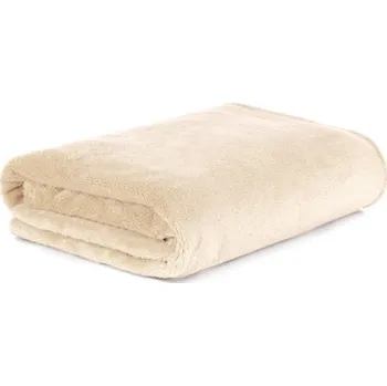 Přehoz na lůžko Deka Homla polyester 150 cm x 200 cm béžová