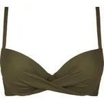 Plavková podprsenka vyztužená ANTIGEL (EBB4314-23), Barva tmavě zelená, Velikost 75C