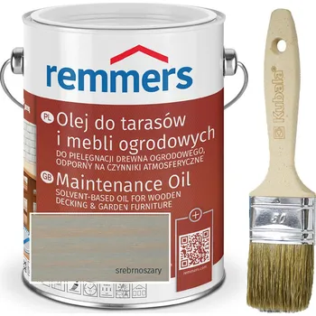 Olej na dřevo Olej na terasy a zahradní nábytek Remmers stříbrno-šedý 2,5 l