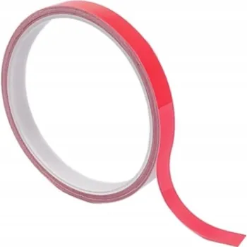 FLUORESCENČNÍ REFLEXNÍ LEPICÍ PÁSKA ČERVENÁ 1cm x 3m