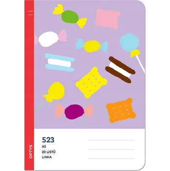 Sešit Linkovaný sešit OPTYS A5, 20 listů