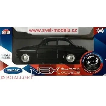 autíčko Welly ŠKODA OCTAVIA 1959 BLACK 43824