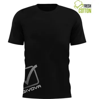 Chlapecké tričko Bavlněné triko GIVOVA Reflective Black 2XL