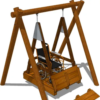 Dětská houpačka Playground System HERNÍ PRVEK Houpačka nejen pro hendikepované děti