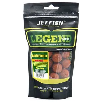 Boilies Jet Fish Extra tvrdé boilie Legend Range Banán/Chilli_250g_24mm