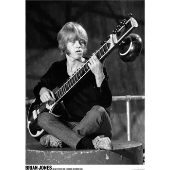 Plakát Plakát, Obraz - Rolling Stones / Brian Jones - Ready Steady Go / Sitar
