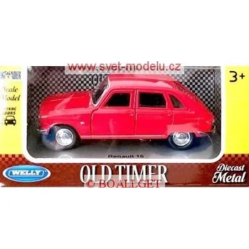 autíčko Welly RENAULT 16 RED 43807