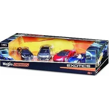 autíčko MAISTO DESIGN AUTA EXOTICS 4-PACK 11246