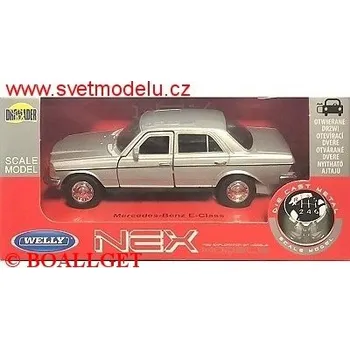 autíčko Welly MERCEDES-BENZ 230E SILVER 43686