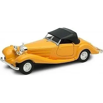 autíčko Welly MERCEDES-BENZ 500K CLOSED 1936 YELLOW 98879