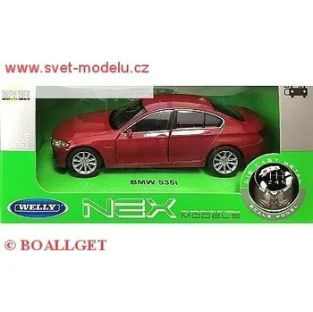autíčko Welly BMW 535i RED 43635