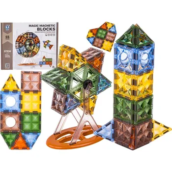 ostatní stavebnice Magnetické Stavebnice ChRLD 9902-1 55