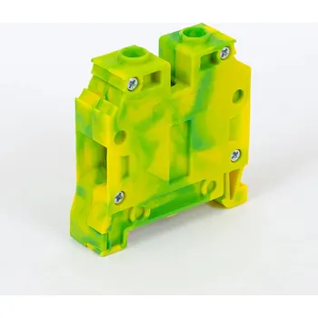 svorka ONKA 35mm2 PE Šroubová kolejnicová spojka svorkovnice terminál na DIN lištu