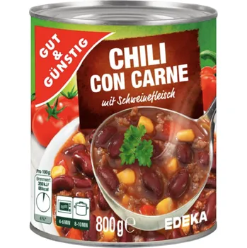 Hotové jídlo G&G CHILI CON CARNE s vepřovým masem 800G